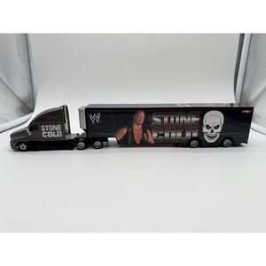 USED Mattel Hot Wheels WWE WWF Stone Cold Steve Austin Semi-Truck